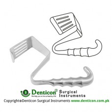 Davidson Scapula Retractor Stainless Steel, 19 cm - 7 1/2" Blade Size 80 x 54 mm